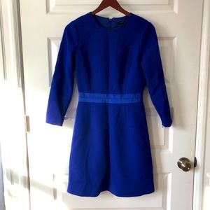 Blue J crew dress, wool